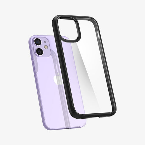 ACS01618 - iPhone 12 Pro Max Case Ultra Hybrid in crystal clear showing the back